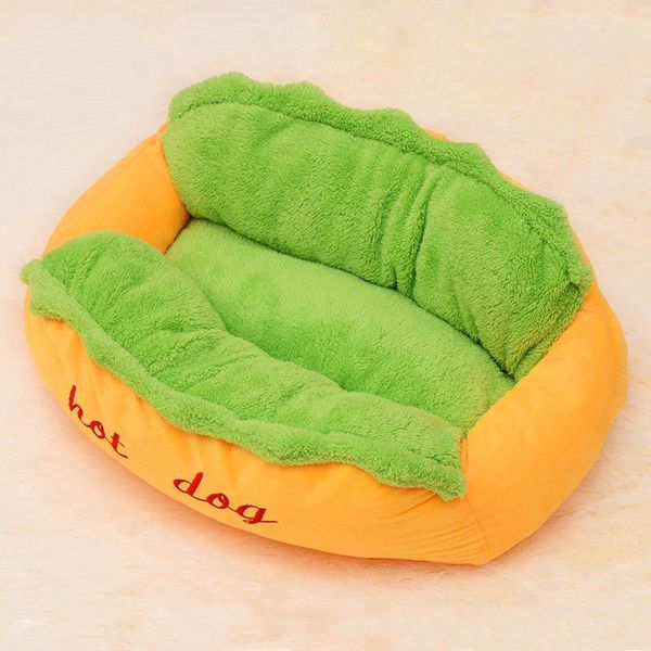

adorable dog shape cat nest pet kennel washable warm puppy kitty supplies ja55 kennels & pens