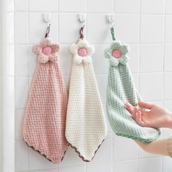 

towel lovely sunflower hanging hand absorbent cleaning