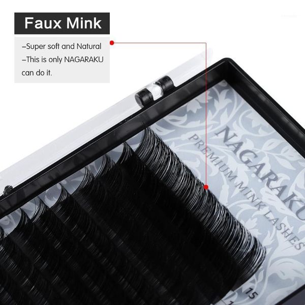 

lines 7~15mm mix length faux mink full size false eyelashes individual volume eye lashes makeup extension tools c/j/b/d curl1