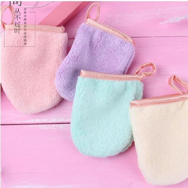 

towel ubrush makeup remover 14*15.5cm four color home soft and fit skin small for women girl