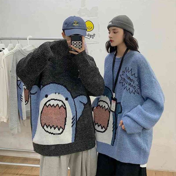 

autumn winter harajuku flame knitting women sweaters batwing sleeve casual long tide printed loose boyfriend pullovers 71, White;black