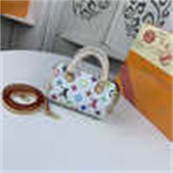 

cross brand designer luxury m61252 m92645 body white color speedy mini pillow bag totes handbags iconic handles shoulder bags bag clutch