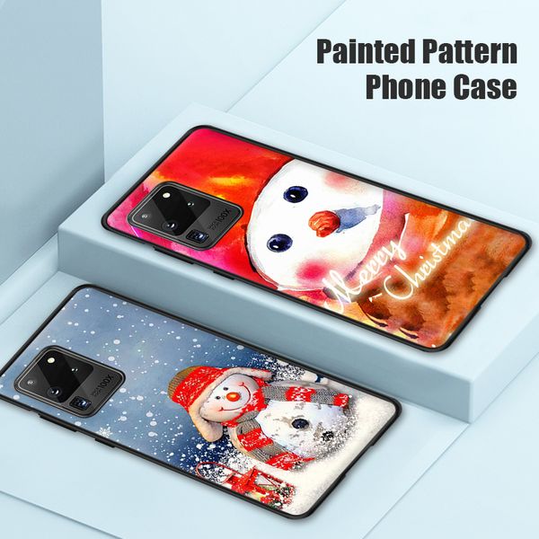 Protetores de tela de telefone celular Cartoom Caso Pintado para Samsung A71 A51 A41 A31 A21 Soft Silicone Case Protetora em Galaxy A11 A70 A50 A50