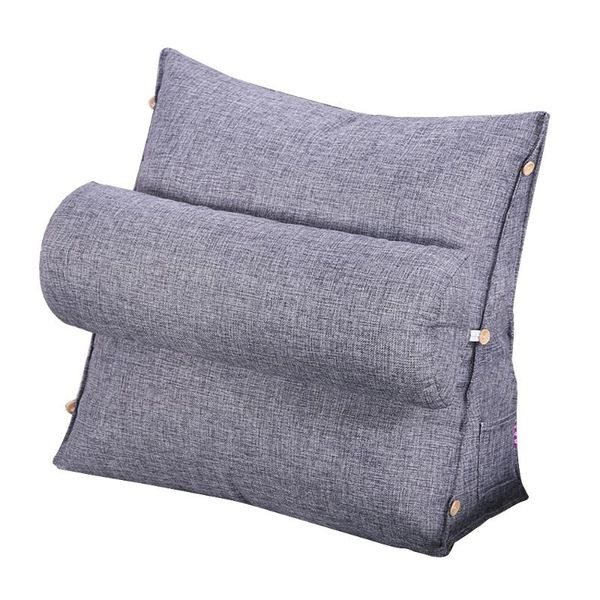 

cushion/decorative pillow couch bed triangular backrest waist cushion washable sofa rest bedside lumbar support