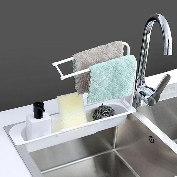 

hooks & rails sink rag storage hanging basket kitchen drain rack accessories racks