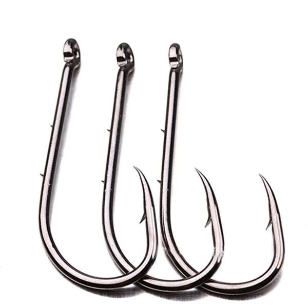 

pcs fishing hooks jig big circle back barb hook high carbon steel fishook