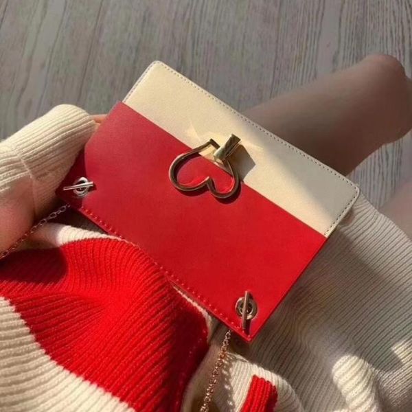 

evening bags small square bag 2021 summer quality pu leather women's designer handbag lock chain shoulder messenger