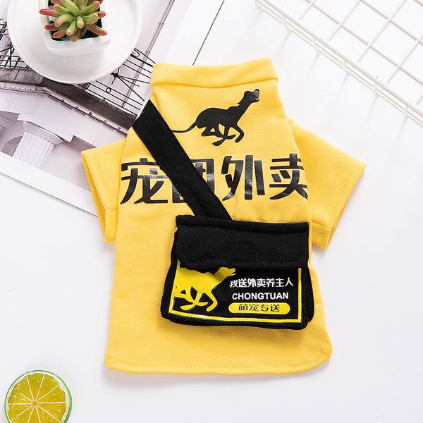 

pet dog cloth summer thin teddy bear bomei small cute funny strange cat