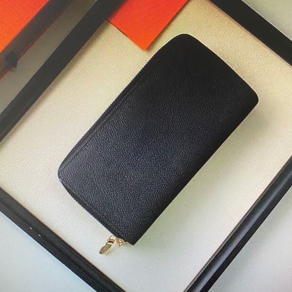 

wholesale 61723 double zippy wallet women fashion long zipper card holder coin purse mono leather men wallets exotics mini clutches
