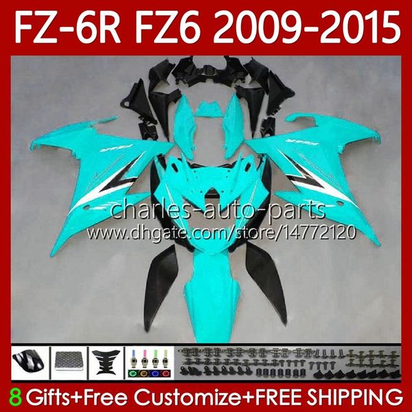 Yamaha FZ 6N 6N 6 FZ600 FZ6R 2009 2010 2011 2012 2013 2014 Glass Cyan 2015 Vücut 103N0133 FZ-6N 09 10 11 12 13 14 15 FZ6N 09-15 Karoseri Seti