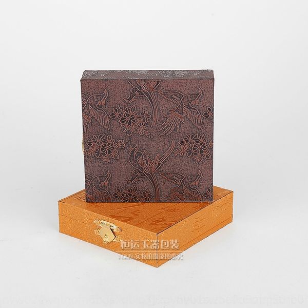

9Jd7 buddhist beads bracelet bracelet silver boxes gift jewelry packaging boxes jade wooden jewelry, Black;white