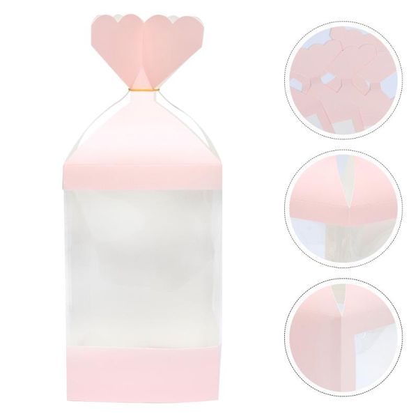 

gift wrap 5pcs bouquet packaging boxes flower window handy