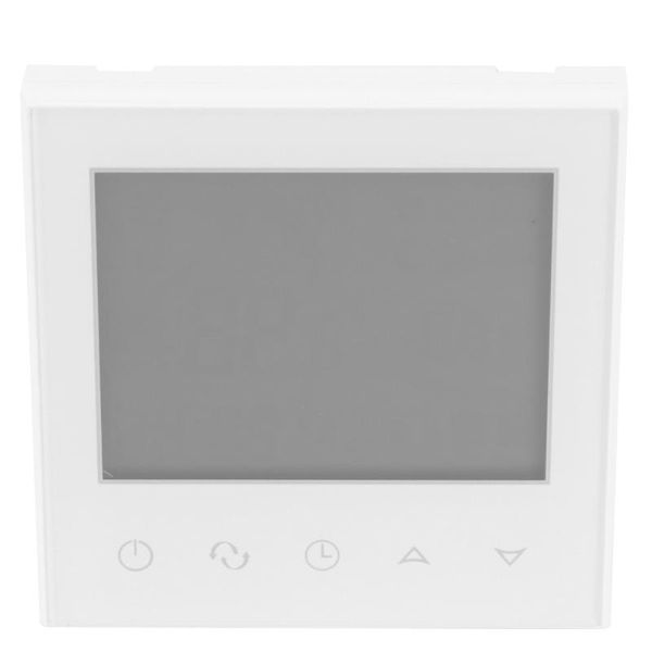 

smart home control wireless touch digital programmable wifi thermostat for heating system (white)