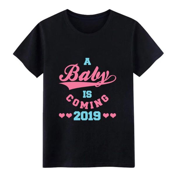 

men's t-shirts a baby is coming 2021 pregnancy announcement t shirt designer cotton plus size 3xl streetwear interesting building, White;black