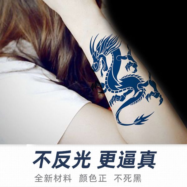 

herbal juice paste flower tattoo half arm waterproof durable female sticker