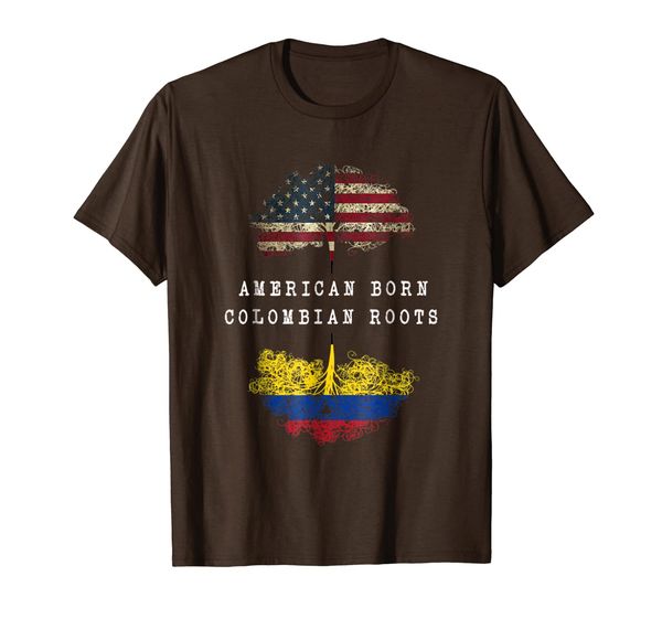 

American born, Colombian roots ancestry T-shirt, Mainly pictures
