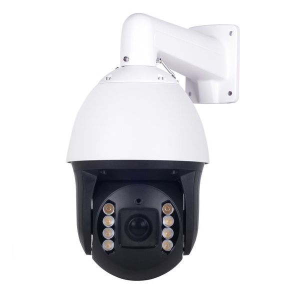 

cameras h.265 2mp 1080p full color ip speed dome camera 120m ir distance 20xzoom onvif 7'metal cover app white warm light
