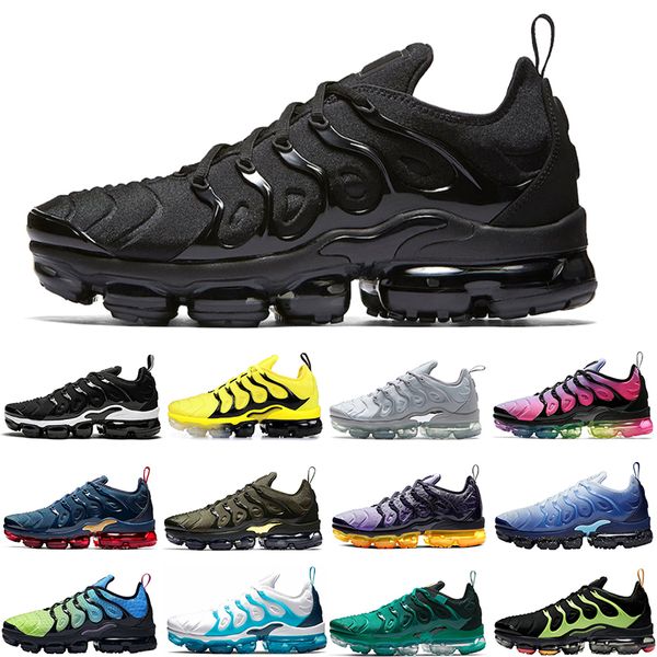 

2021 fashion tn plus men women running shoes white pastel triple black noble red suman blue fury opti yellow cool grey mens trainers sports