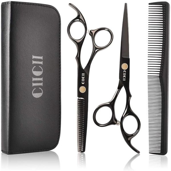 

hair scissors ciicii hairdressing scisscors set cutting shears kit for men women home salon baber accessories & comb clips