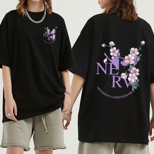 

men's t-shirts japanese anime rei ayanami logo funny t shirt men women black casual short sleeve tshirt homme manga cotton, White;black