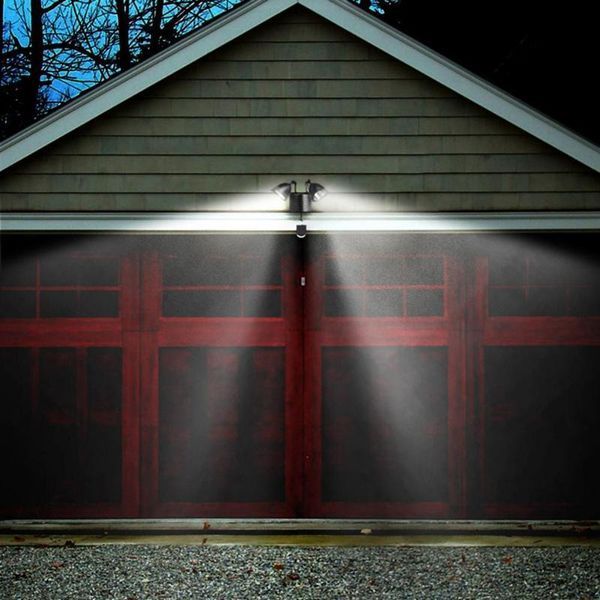 

solar lamps 22led light waterproof motion sensor double wall exterior lights outdoor garden garage energy saving street yard home lamp