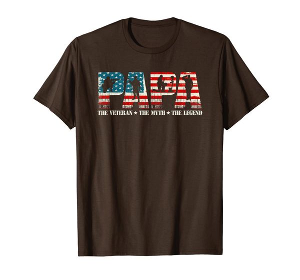 

Mens Papa The Veteran The Myth The Legend T-shirt T-Shirt, Mainly pictures