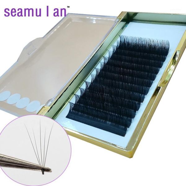

seamulan grafted eyelashes multiple heights 0.05 fineness false naturally dense1