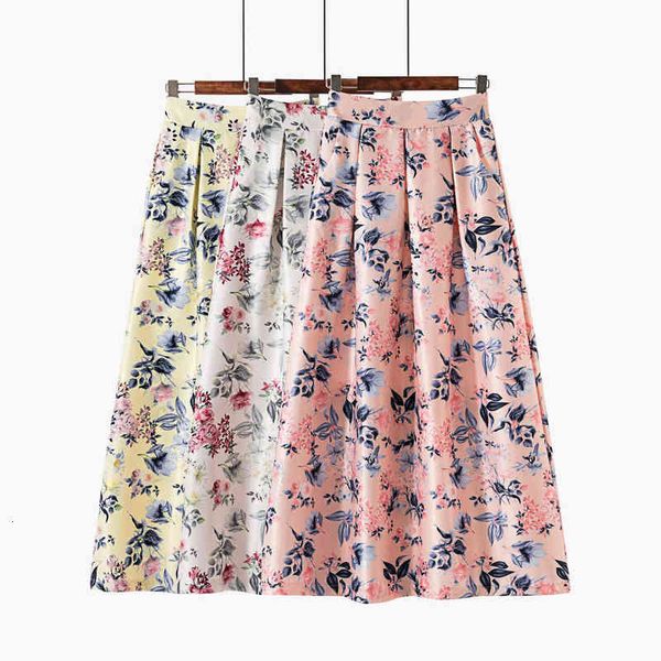 

skirts style half women's dress big swing puffy high waist long skirt, Black