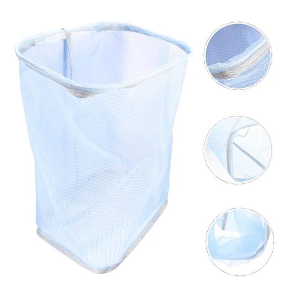 

laundry bags 1pc folding dirty clothes basket bathroom wall-mounted storage