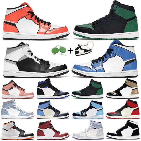 

men women basketball shoes 1s high og 1 electro orange shadow 2.0 hyper royal chicago light banned chicagos mens trainers sports sneakers