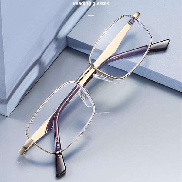 

sunglasses alloy reading glasses anti blue light blocking presbyopic full frame eyeglasses computer magnifying high quality, White;black