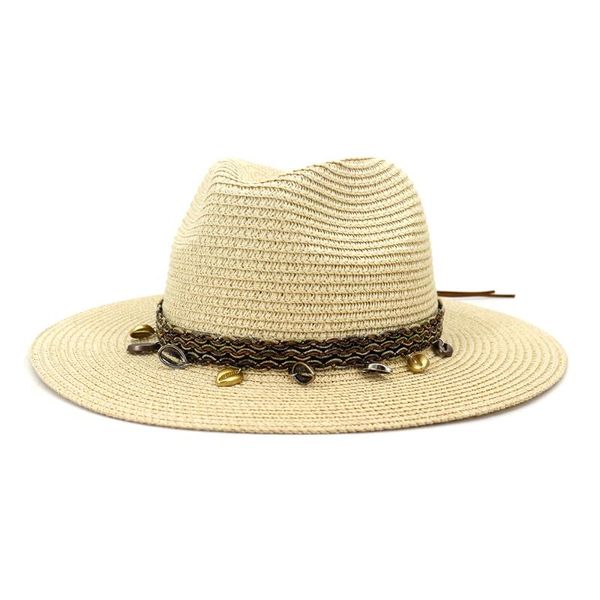 

wide brim hats sun hat for women summer style fashion personality british jazz straw outdoor big hathz77, Blue;gray