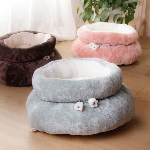 

dog bed cat cushion donut cuddler for small improved sleep waterproof bottom beds & furniture