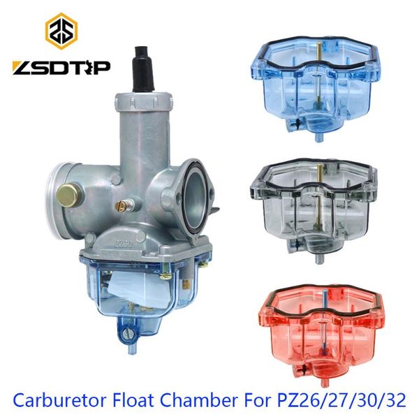 

motorcycle fuel system zsdtrp pz carburetor float bowl comp chamber transparent oil cup for pz26 pz27 pz30 pz32