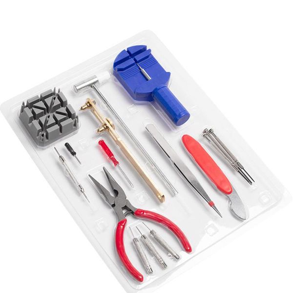 

repair tools & kits 16pcs/set spring bar changing batteries case opener opening watch tool kit micro screwdriver maintenance hand disassembl