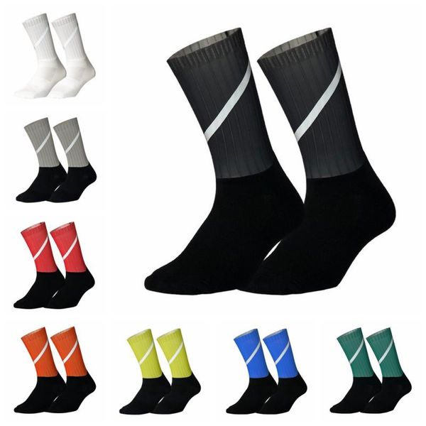 

sports socks cycling breathable non-slip hiking running, Black