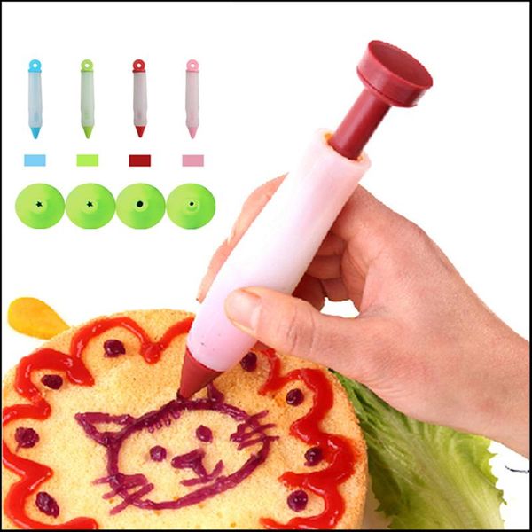 

cake tools cream silicone writing pen chocolate gun cookie baking