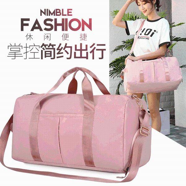

duffel bags men women gym for fitness training outdoor travel sport bag multifunction dry wet separation handbag yoga mat