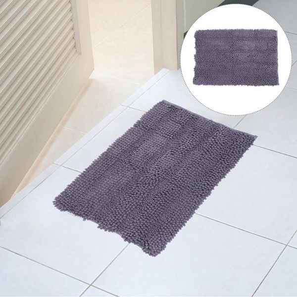 

bath mats bathroom rug chenille extra thick non-slip mat for entryway
