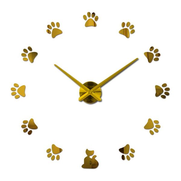 

wall clocks arrive europe style still life diy mirror effect home decoration sticker quartz balcony/courtyard affordable clock