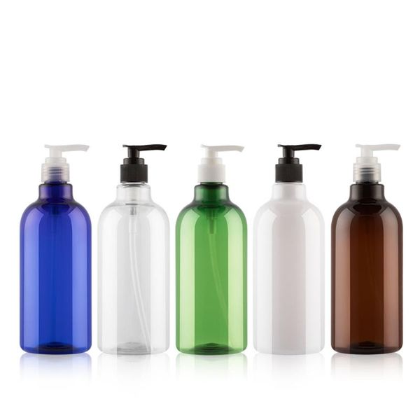 

storage bottles & jars 12pcs 500ml shower bottle leakproof plastic squeeze refillable lotion pumps empty pump for el bathroom home