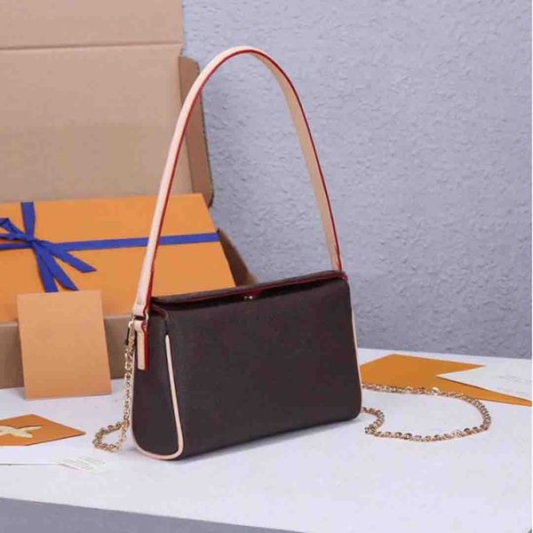 

women's shoulder bag fashion clutch bags classic old flower letter printed handbag with box