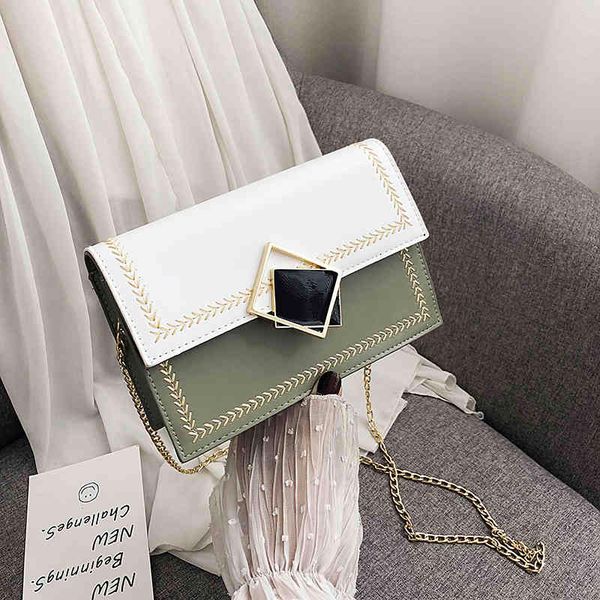 

backpack bag female summer fresh chain wild shoulder fashion messenger small square
