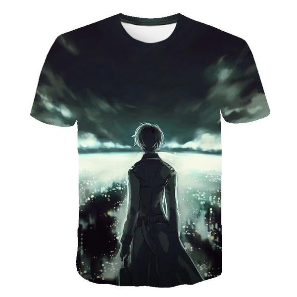 

summer anime t shirt men space tshirt harajuku 3d t-shirt street hip hop men's clothing casual short sleeve 6xl t-shirts, White;black