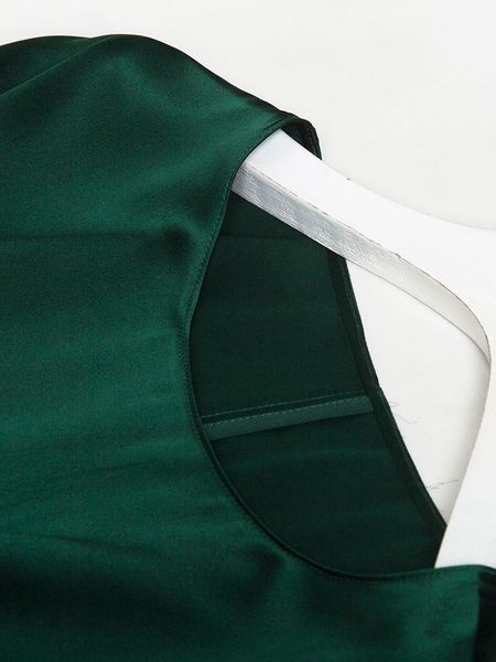 

dress italian minority designer silk satin women's, Black;gray