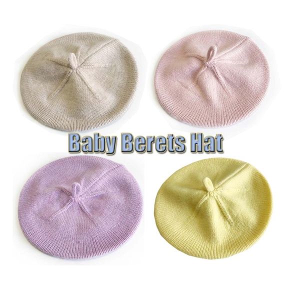 

hair accessories 2021 winter korean baby berets hat for girls vintage autumn knitted warm cap kids infant bonnets woolen hats, Slivery;white