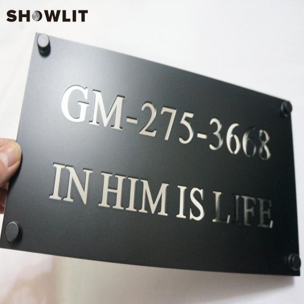 

outdoor house sign custom made apartment door plate name and address home other hardware