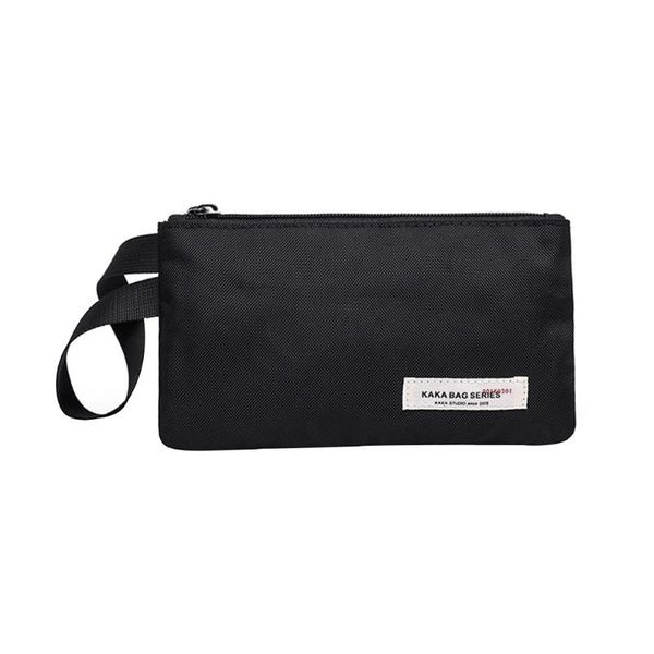 

storage bags man simple canvas pouch phone holder fashion zipper casual clutch envelope bag small