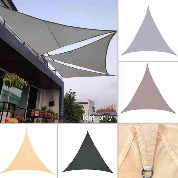 

shade triangular sail waterproof sunscreen polyester garden 3x3x3m outdoor fabric canopy d7q0