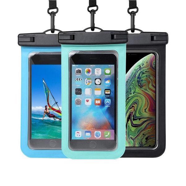 

waterproof mobile phone seaside pvc transparent bag swimming case iowuf